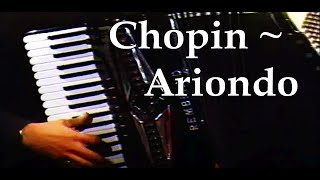 ChopinAriondo  Polonaise in A Op40  Nick Ariondo accordion [upl. by Ellivro]