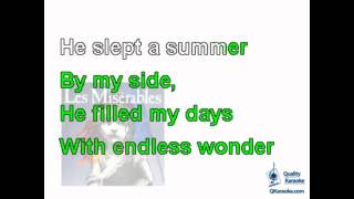 Les Miserables  I Dreamed a Dream Karaoke Instrumental w Lyrics [upl. by Eliott]