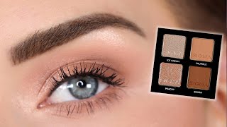 Easy Everyday Eyeshadow Tutorial Using 1 Brush  Eye Makeup for Beginners [upl. by Rosenkranz613]