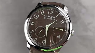 FP Journe Chronometre Souverain Havana Dial CS PT 40 HAVANA FP Journe Watch Review [upl. by Enaffit543]