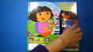 Dora the Explorer PlayASong Book Follow the Music 朵拉音樂有聲書操作書 【🎈愛米粒小舖】 [upl. by Nnairb]