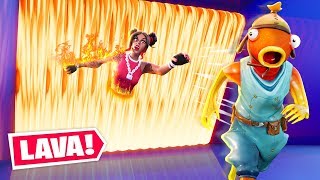 Fortnite Escape The Lava Challenge Lava Run [upl. by Sikras105]