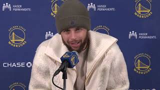 Stephen Curry on the Warriors struggles amp Tough Loss vs OKC Thunder Postgame Interview [upl. by Yerhcaz]