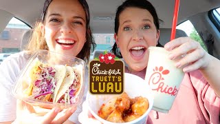 Hawaiian Themed Chick Fil A Mukbang AS SEEN ON TIK TOK [upl. by Nortad]