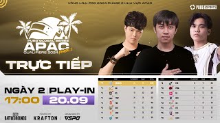 🏆VL PGS 2024 2 APAC PLAYIN  NGÀY 2 🇻🇳 UNC 🇻🇳 RS 🇻🇳 DCE 🇻🇳 XS 🇻🇳 RTL🇹🇭 FOR🇹🇭 EA🇹🇭 BRU [upl. by Nerred]