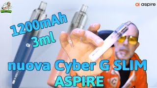 nuova Cyber G SLIM Aspire 3ml di pura bontà MTL  UnikoSvapo Review 2024 [upl. by Atteroc693]