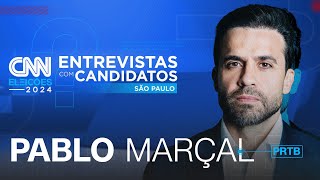 Pablo Marçal PRTB  CNN Eleições entrevistas com candidatos  São Paulo [upl. by Alleen]