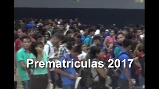 Prematrículas 2016 [upl. by Hailed]