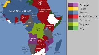 European colonization of Africa  Every Year [upl. by Eislek]