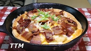 Toaster Oven RecipeBacon and Egg Breakfast Pizza [upl. by Collete76]