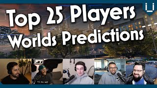 Top 25 Players Predictions  Worlds  Johnny vs TBates vs CJCJ vs Dazerin vs Yumi [upl. by Bounds850]