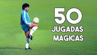 50 jugadas mágicas MARADONA en Napoli [upl. by Nosidda]