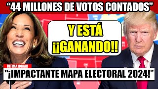 ¡¡¡INCREÍBLES RESULTADOS DE VOTACIÓN TEMPRANA ¡Impactante Mapa Electoral 2024 Kamala vs Trump [upl. by Arod]