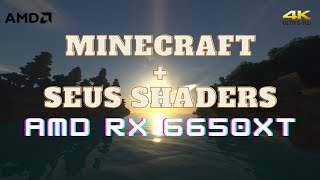 Minecraft SEUS Shaders on AMD RX 6650 XT 8GB Uncapped FPS  Part2 [upl. by Neelav936]