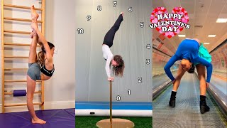 Gymnastics Flexibility and Contortion Skills TikTok Compilation 2024 valentinesday [upl. by Kirstyn]