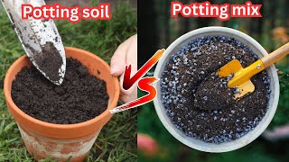 potting mix or potting soil [upl. by Aketal]