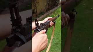 Lee Enfield Rifle No 5 Mk I quotJungle Carbinequot The British rifle from WW2 asmr worldwar2 [upl. by Anaderol]