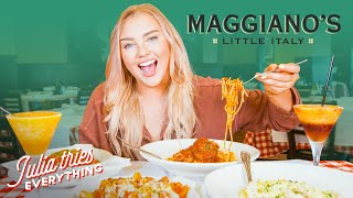 Trying 31 Of The Most Popular Menu Items At Maggianos  Delish [upl. by Amanda]