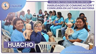 Curso Taller Habilidades de Comunicación y Consejería en Lactancia Materna en Huacho [upl. by Hacissej92]