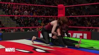 WWE 2K19 Black Widow vs Scarlet Witch  Requested Match [upl. by Delle]