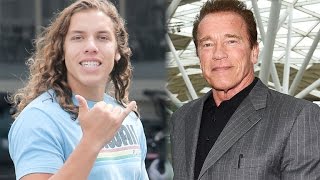 Arnold Schwarzeneggers Son Joseph Baena Emerges  And He Looks Just Like His Dad [upl. by Shoshana]