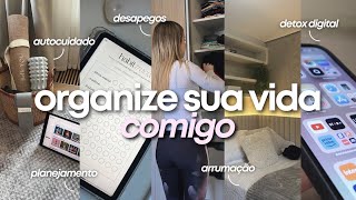 ASSISTA SE VOCÊ ESTÁ PRECISANDO RECOMEÇAR  organizando TODA a minha vida para ter um glowup 🧺☁️✨ [upl. by Donella]