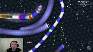 I CIRCLED THE WHOLE SLITHERIO LOBBY  circling the whole slitherio map [upl. by Tibbitts]