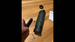 Review Norbi Monocular Telescope for Adults High Powered Camping Telescope for Bird Watching [upl. by Haran]