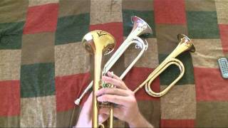 Bugle Review Cavalry Bugle vs Centennial Scoutbugle [upl. by Alehtse]