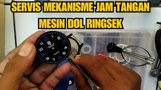 Cara servis jam tangan mesin dol jamtangan servis jamtangandigital jamtanganpria [upl. by Tihor]