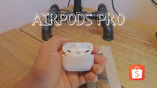 RÉPLICA PERFEITA DOS AIRPODS PRO DA SHOPEE [upl. by Maia]