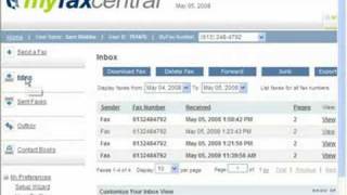 MyFax  Send and Receive a Fax using MyFaxCentral [upl. by Bergmans]