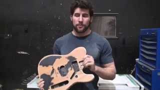 Repairing dents and damaged paint on a guitar  Memorial tribute guitar [upl. by Odnolor]