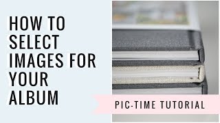 How to select and submit images from Pictime gallery to photographer [upl. by Laundes843]