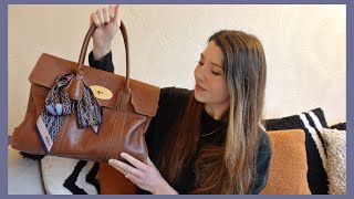 Mulberry Bayswater Handbag Review amp what fits inside 🍂 [upl. by Eizzo]