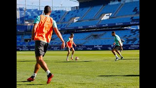 Segundo entrenamiento de la semana en La Rosaleda [upl. by Karlyn504]