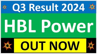 HBL POWER Q3 results 2024  HBL POWER Systems results today  HBL POWER Share News  HBL POWER Share [upl. by Forrer]