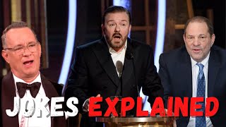 Ricky Gervais Golden Globes 2020 Explained [upl. by Esihcoc]