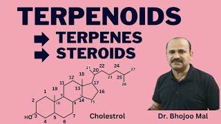 Terpenoids  Terpenes  Steroids  Lipids  Class 11 biology  by Dr Bhojoo Mal [upl. by Tania]