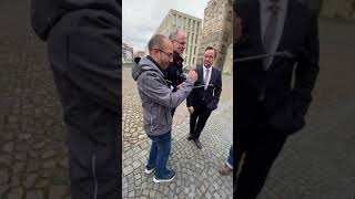 🎬 Fan Moment beim Münster Tatort Dreh mit Jan Josef Liefers und Axel Prahl 29032023 Tatort [upl. by Pontus274]