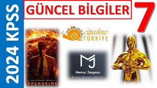 2024 KPSS GÜNCEL BİLGİLER7 OSCARALTIN AYICİTTASLOW [upl. by Nortad]