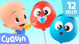 Los globos bebé de Cuquín 🎈 Aprende los colores con Cuquín y Fantasma  Vídeos educativos para niños [upl. by Yettie822]