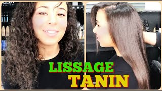 ➳TANINOPLASTIE 🌿 Résultat AVANT APRES  lissage au tanin  💣CRASH TEST ➕ avis🧐 TANINO THERAPY [upl. by Abbotsun]