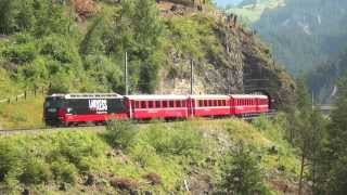 Glacier Express from Zermatt to StMoritz [upl. by Hammerskjold]