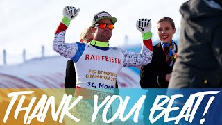 Farewell 👋 to one of the greatest ⛷️ downhillers of alltime Thank you Beat FEUZ 😢  FIS Alpine [upl. by Nunes]