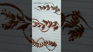 Easy Mehndi design 🌺🌹mehndi henna youtubeshorts shorts viral anvimehndiart70 [upl. by Intirb]