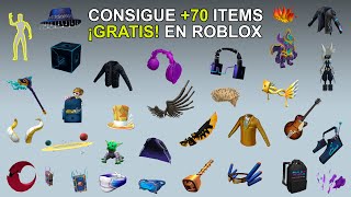 CONSIGUE MAS DE 70 ITEMS GRATIS EN ROBLOX  Marzo 2024 [upl. by Iznekcam]