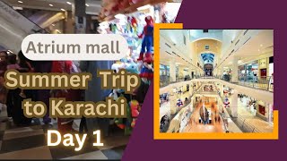 Atrium Mall Karachi Summer Trip Day1 fun shopping enjoyment summervacation epicsiblingvlogs [upl. by Lilias]