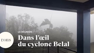 Le cyclone Belal frappe lîle de La Réunion qui repasse en alerte rouge [upl. by Calley427]