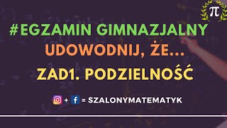 Udowodnij ZAD1 Egzamin gimnazjalny [upl. by Maharva]